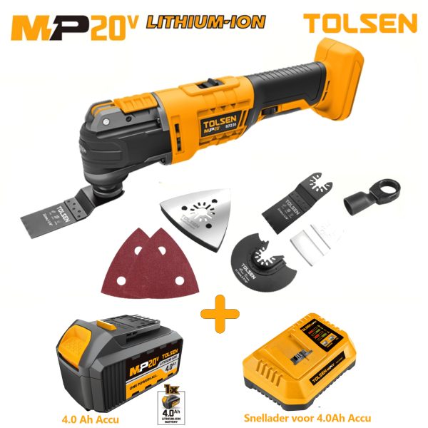 Tolsen Multitool op accu