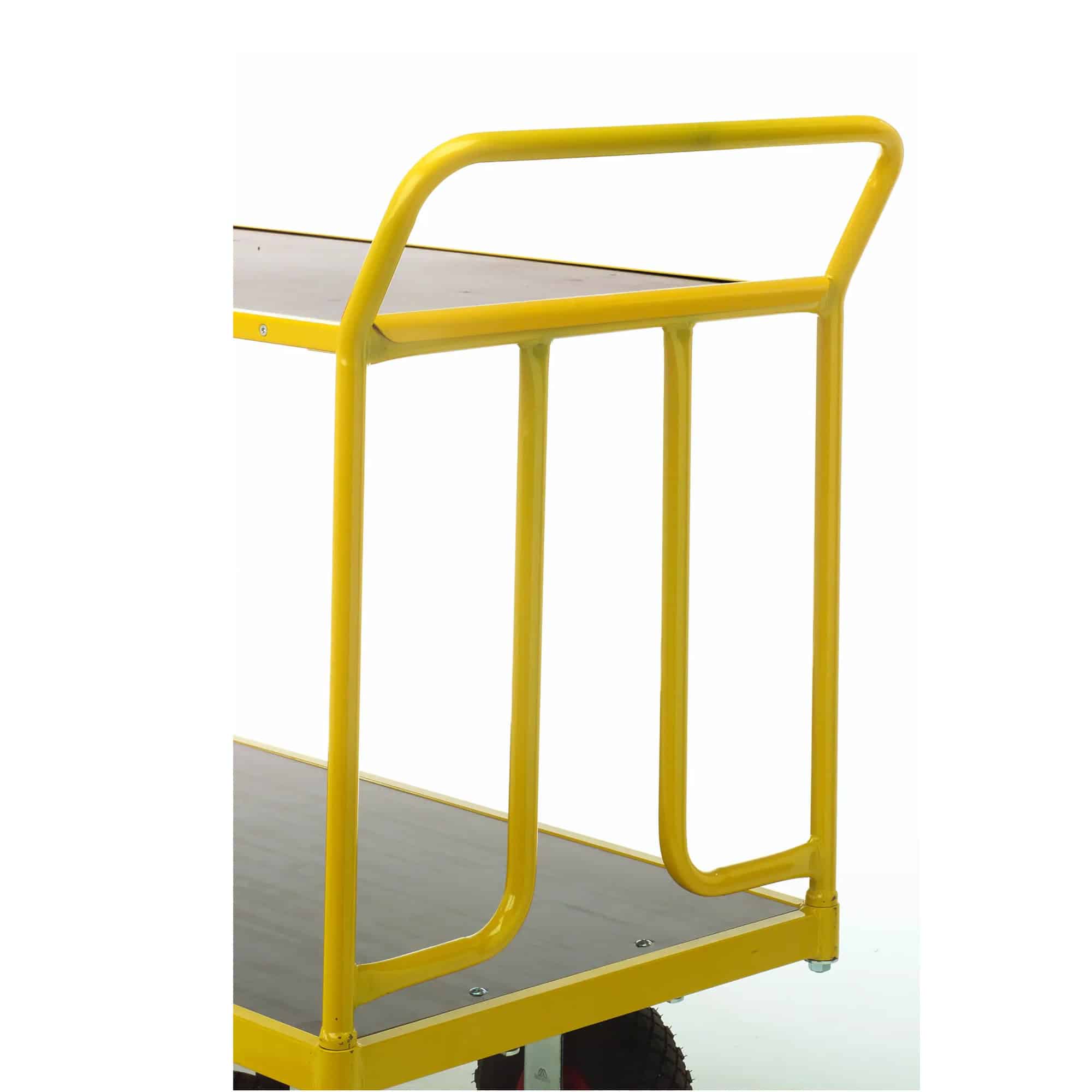 Eindpaneel TWEG 750 geel eindpaneel voor TW platformwagens met breedte 500 mm en hoogte 1020 mm.